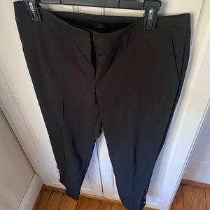 Ann Taylor black pants worn once shows ankle. Cute with dress shoes or sandals